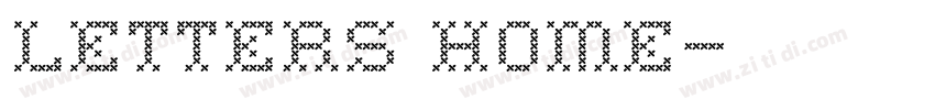 letters home字体转换
